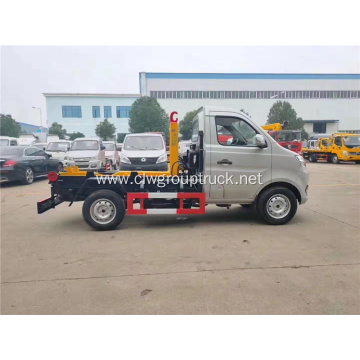 Economic 2Ton hook lift garbage truck for sale